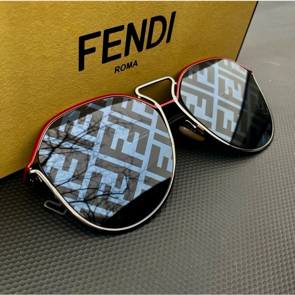 FENDI 60 Aviator Sunglasses